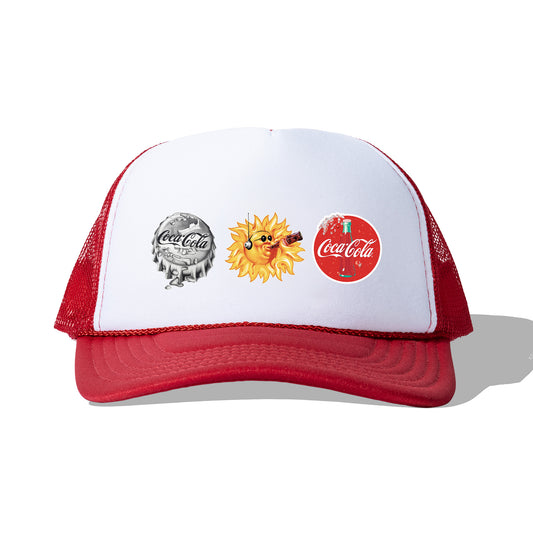 ASSC | Coca-Cola - Drink Trucker Hat - Red/White