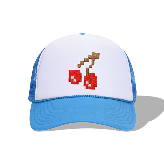 ASSC X Pac-Man Cherry Cap - Blue/White