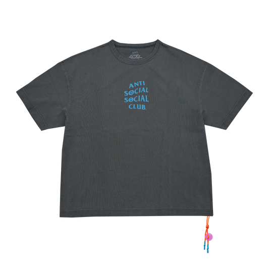 ASSC x 47L Crack Tee - Ash Black