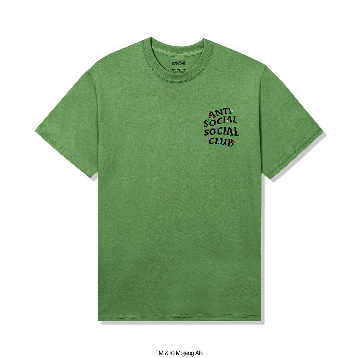 ASSC x Minecraft Bouquet Tee - Dill Green