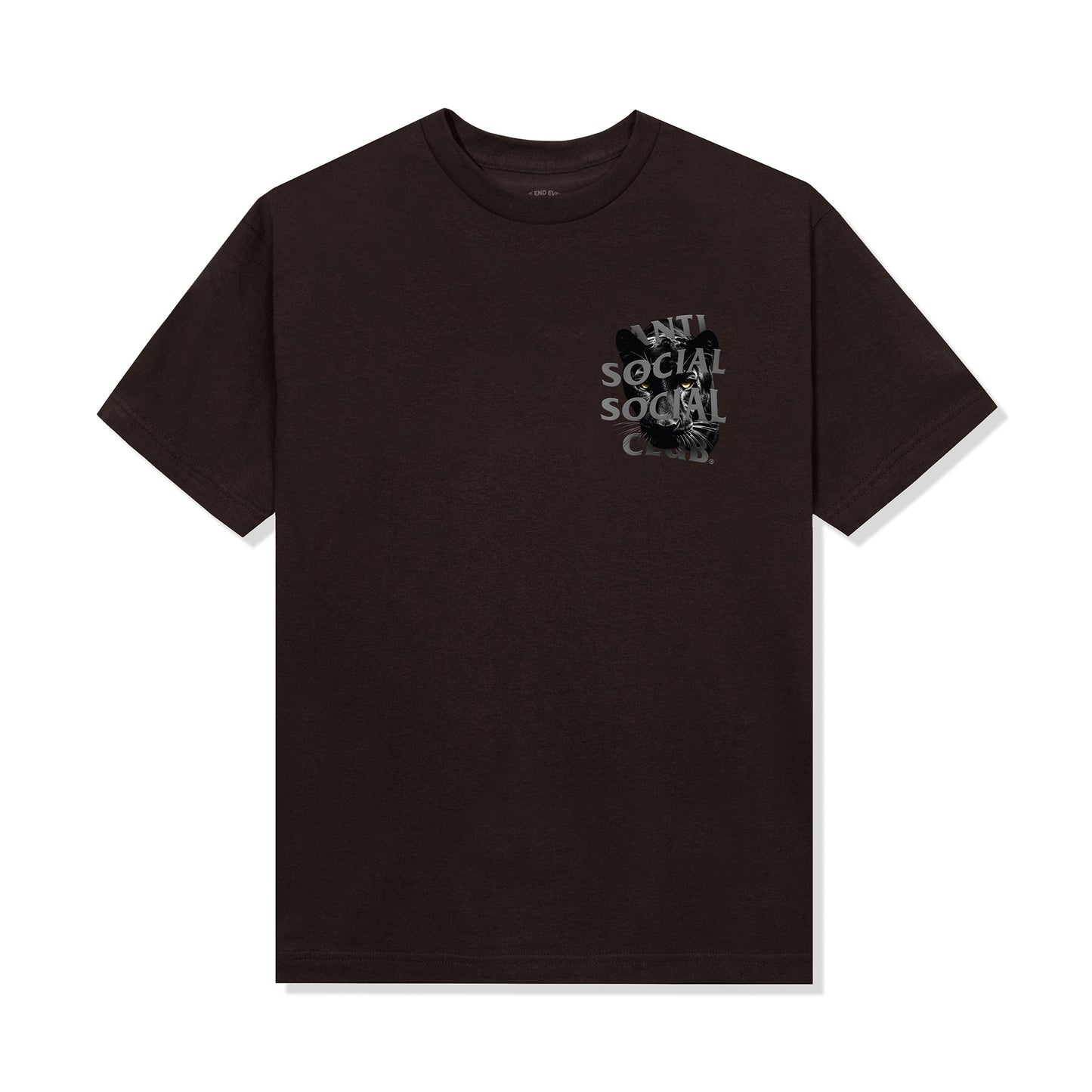 ASSC Panther Tee - Dark Chocolate Brown