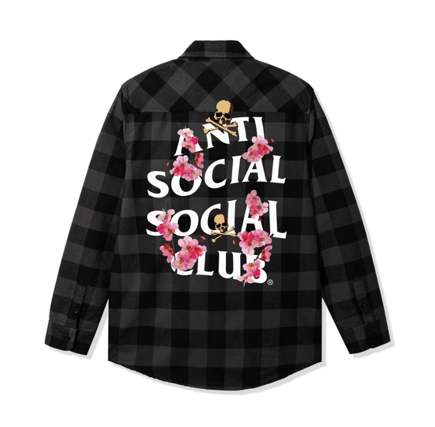 ASSC x Mastermind Mmotch Flannel - Charcoal/Black