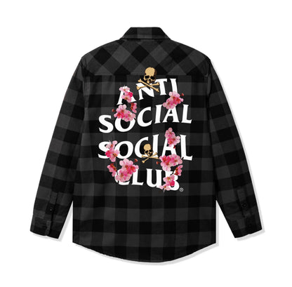 ASSC x Mastermind Mmotch Flannel - Charcoal/Black