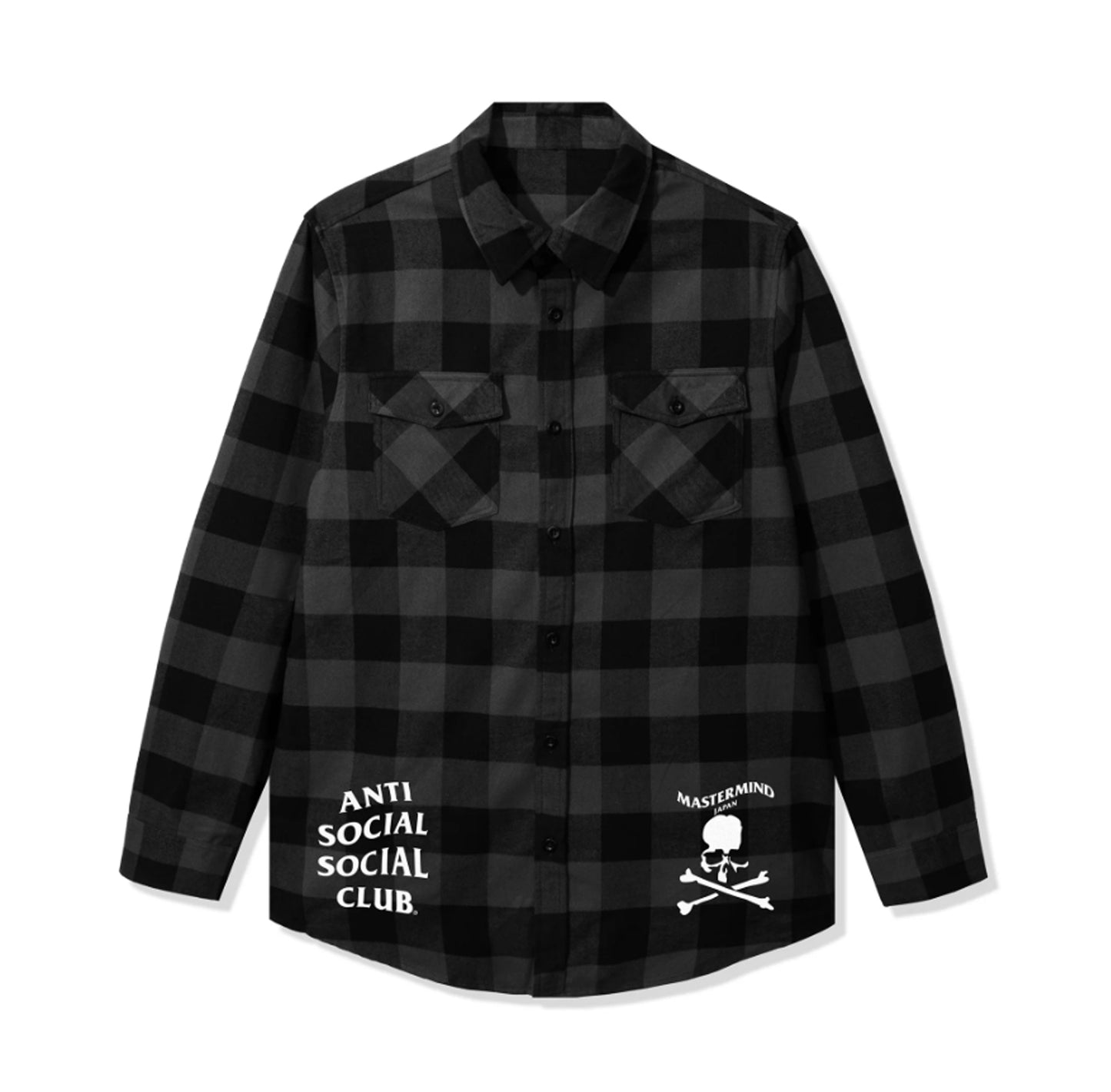 ASSC x Mastermind Mmotch Flannel - Charcoal/Black