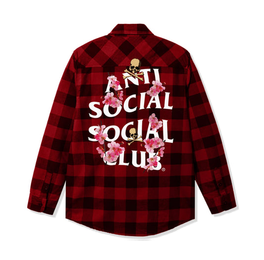 ASSC x Mastermind Mmotch Flannel - Red/Black